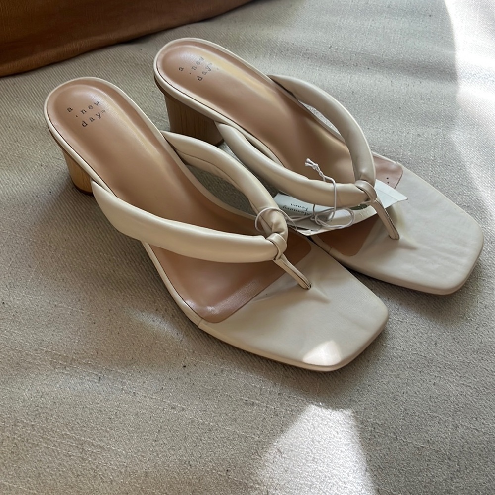 Target Heeled Flip Flops